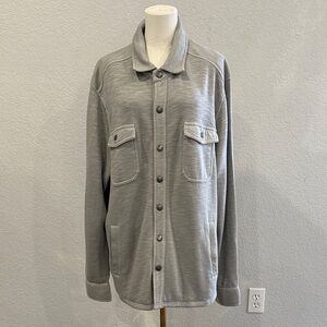 Tommy Bahama Light Gray Shirt Jacket